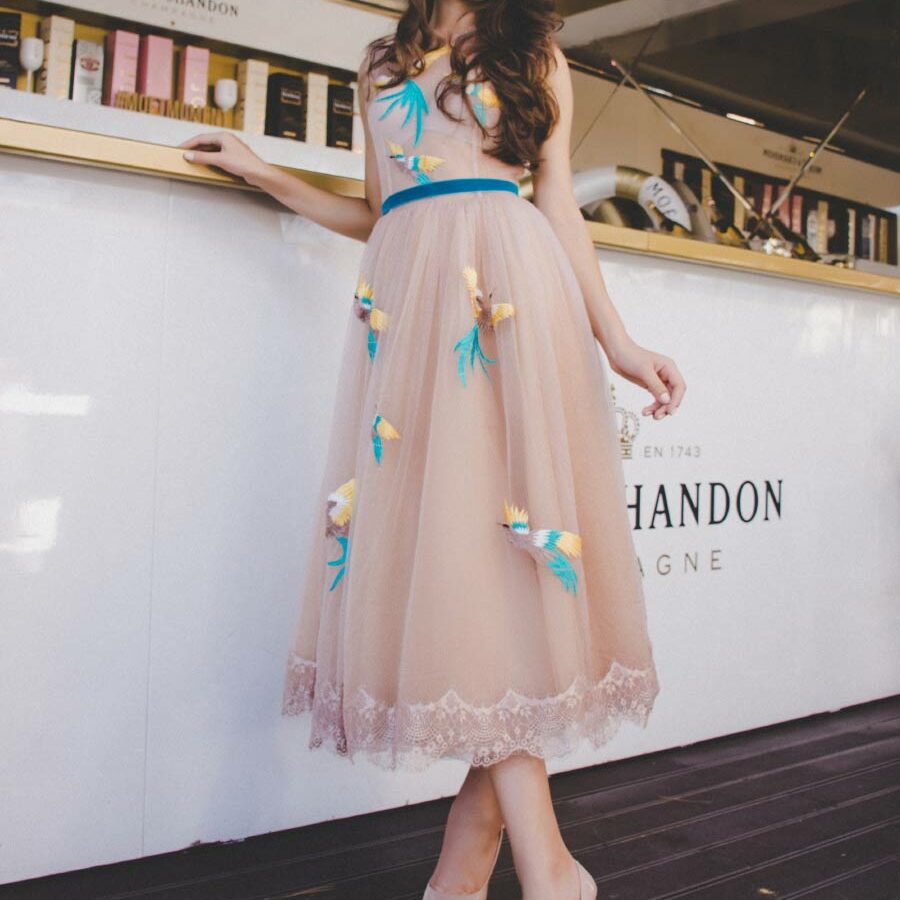 Mini floral dress