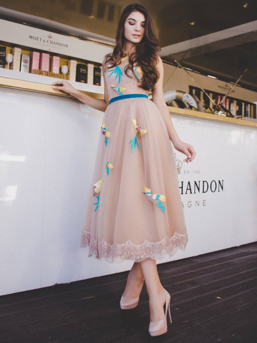 Mini floral dress