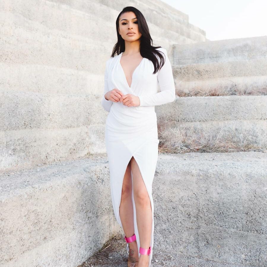 Fancy white dress