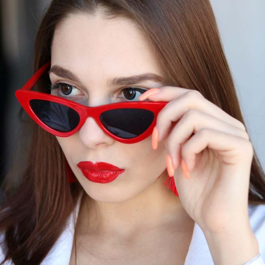 Red sunglasses